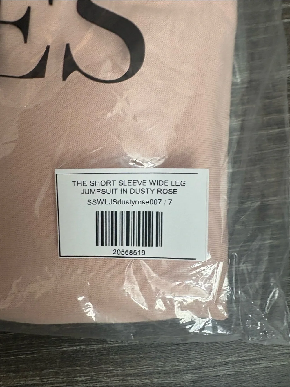 Alice + Ames Wide Leg Jumpsuit - Size 7 Dusty Rose NEW!